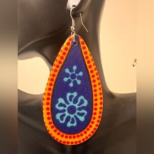 Large bold statement earrings